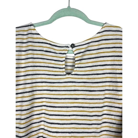 L*Space Everywhere I Go Mini Dress Large Surfs Up Stripe Large Beach Pool Resort - Picture 11 of 13